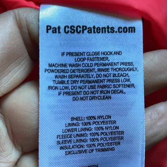 Columbia Kids L 14/16 Hooded Omni Heat Coat Teal & Pink - Picture 11 of 16